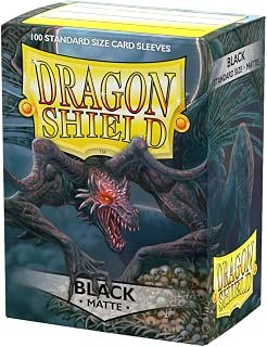 Dragon Shield - 100 protèges-cartes standard - Noir Matte